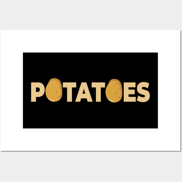 Potatoes Wall Art by Imutobi